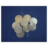 9 EISENHOWER DOLLARS