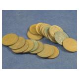 20 INDIAN PENNIES
