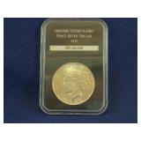 1923 PEACE SILVER DOLLAR;