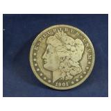 1901-O MORGAN SILVER DOLLAR