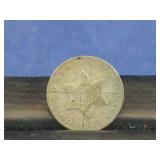 1852 US 3 CENT SILVER PIECE