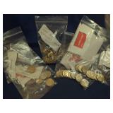 (7) BAGS OF STATE QUARTERS ORGANIZED BY STATE