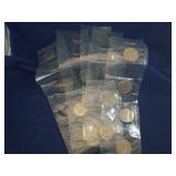(5) PACKS OF (5) 1969 CANADIAN $1 COINS