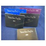 (5) US MINT PROOF SETS: 1980, 