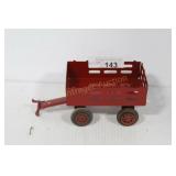 VINTAGE WAGON WITH WOODEN WHEELS