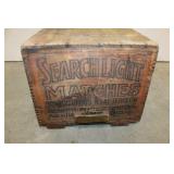 SEARCHLIGHT MATCHES WOODEN BOX