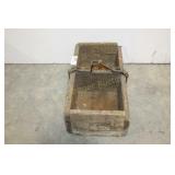 2 WOODEN TOTES