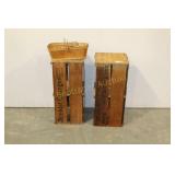 2 FRUIT CRATES