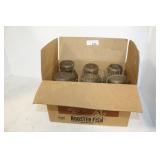 6 LARGE CANNING JARS
