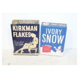 VINTAGE LAUNDRY SOAP AND PAPER GOODS