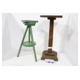 2 VINTAGE PLANT STANDS