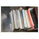 LARGE GROUPING OF RECORDS AND CASETTES