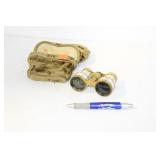 GEO. BAUSCH MOTHER OF PEARL BINOCULARS