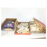 6 LOTS OF STAMPS  AND ALBUMS
