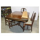 DINING ROOM TABLE & 6 CHAIRS