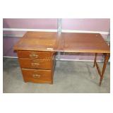 3 DRAWER DROP LEAF DESK