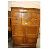 VINTAGE 3 PIECE OFFICE CABINET