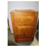 LEONARD WHITE ENAMEL LINED REFRIGERATOR