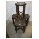 SET OF 4 STOOLS