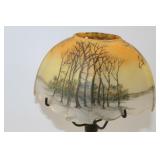 HANDEL LAMP AND SHADE 14