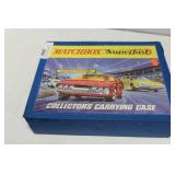 47 MATCHBOX  STYLE CARS W/ CARRYING CASE