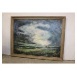 W.A. PROCHOWNIK -1947 OIL ON HARDBOARD