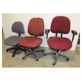 3 OFFICE CHAIRS