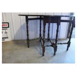 DOUBLE SIDED DROP LEAF TABLE