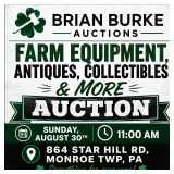 3 Generations of Farm Equipment, Antiques, Collectibles & More Auction 