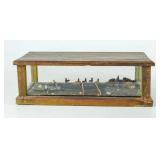 Early Diorama People in Boats