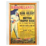 Brooklands Race Poster