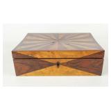 19th c. Mixed Wood Document Box