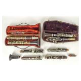 Lot (3) Early Clarinets