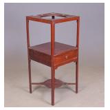 Mahogany Hepplewhite Washstand