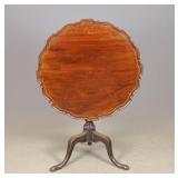 Early Pie Crust Top Tea Table