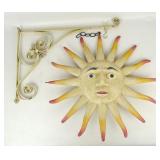 Tin Sun Face Sign