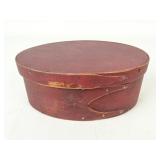 19th c. Shaker Oval Sewing Box