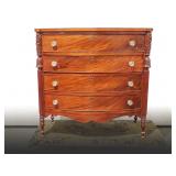 Mahogany Bowfront Chest