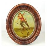 Painting: High Wheel Trick Rider