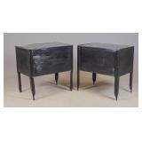 Pair of Glass Top Tables