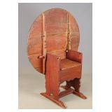 Shoefoot Hutch Table