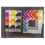 Pair of Contemporary Quilts