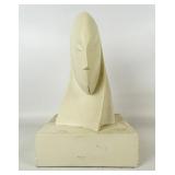 Vintage Plaster Head Sculpture