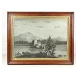 19th c. Sandpaper Drawing