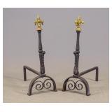 Pair French Andirons