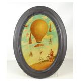 Painting: Balloon Cyclists