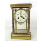 French Brass Mantel Clock