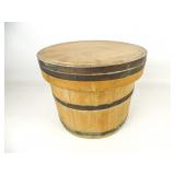 19th c. Covered Firkin