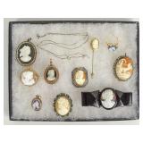Cameo Jewelry Lot