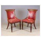 Pair 19th c. Regency Chair